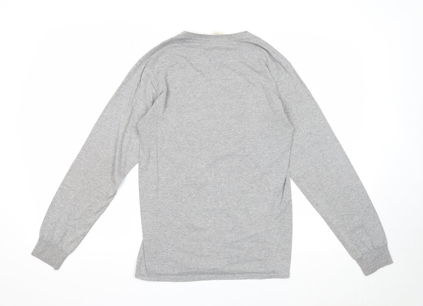 Mens UK Size S JERZEES Grey Pullover Sweatshirt