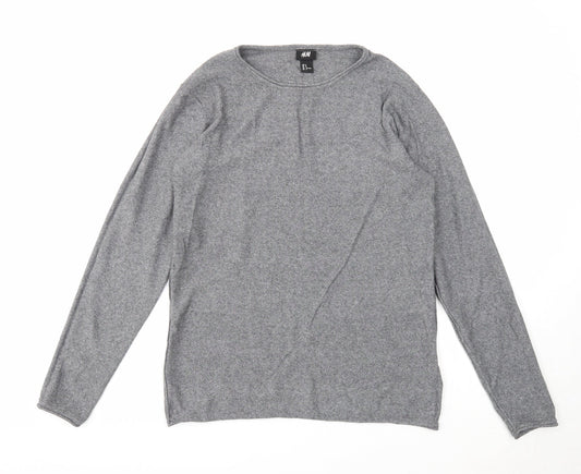 Womens UK Size M H&M Grey Pullover Jumper