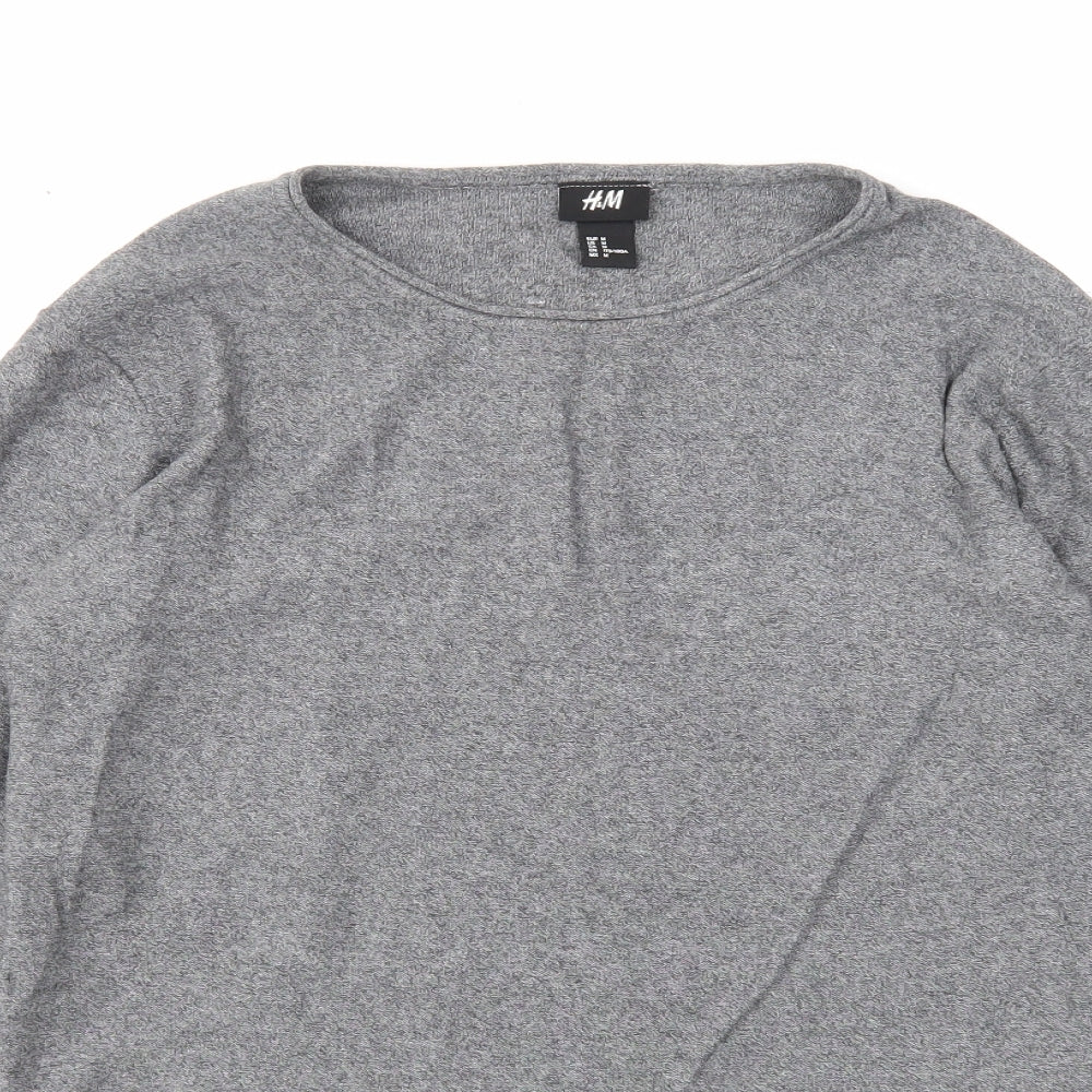 Womens UK Size M H&M Grey Pullover Jumper