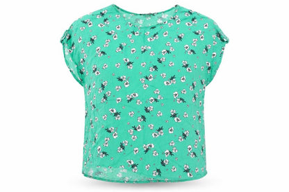 Womens UK Size 10 Primark Green Basic Blouse