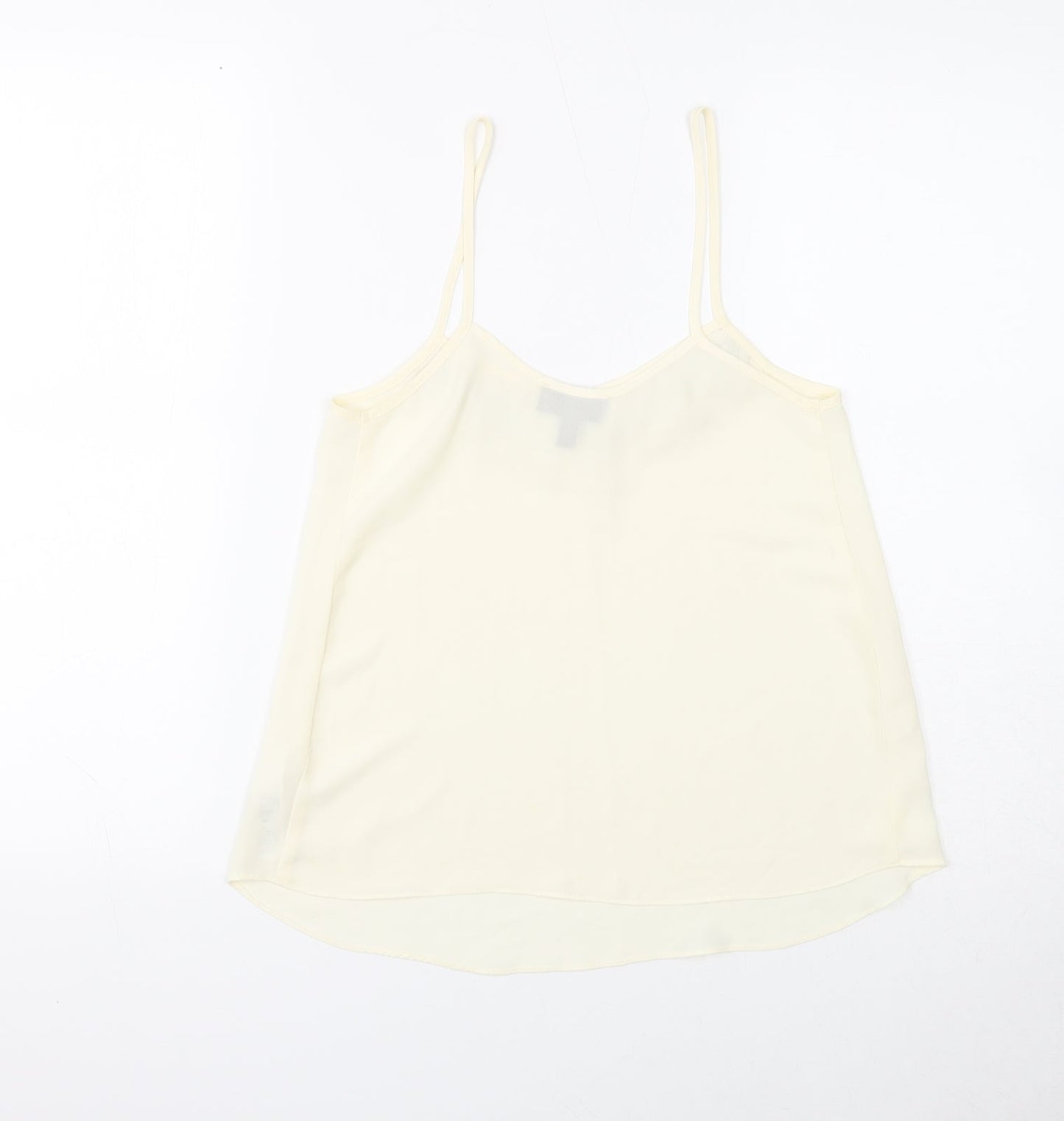 Womens UK Size 4 Topshop White Camisole Tank
