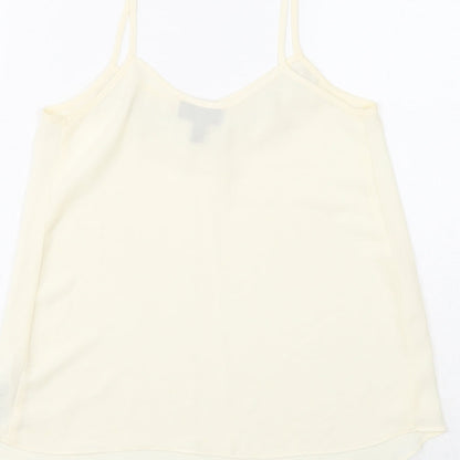 Womens UK Size 4 Topshop White Camisole Tank