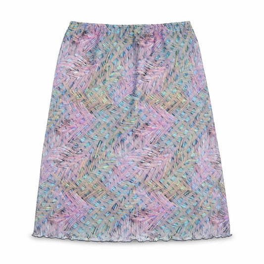 Seven Womens Multicoloured Geometric Polyester Swing Skirt Size 8