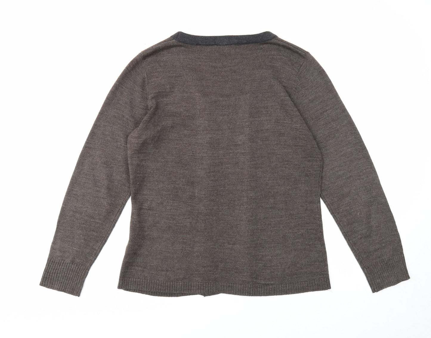 Womens UK Size M Casamia Brown Pullover Jumper