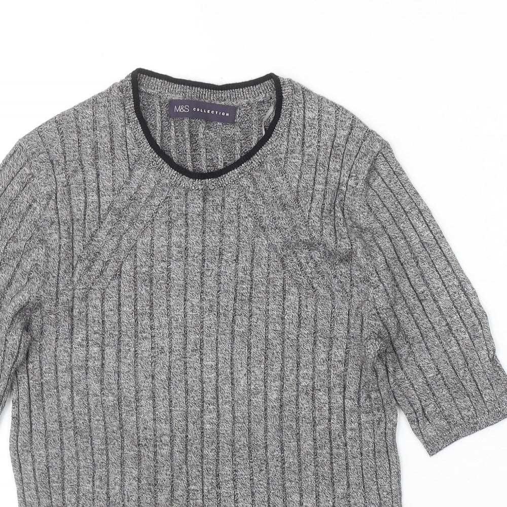 Womens UK Size 10 Marks and Spencer Black Pullover Jumper
