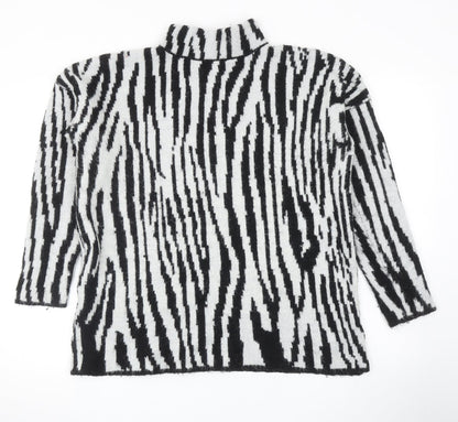Womens UK Size 8 Warehouse Black Pullover Jumper