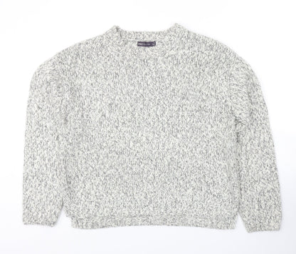 Womens UK Size M Marks and Spencer Grey Pullover Jumper