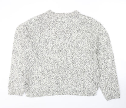 Womens UK Size M Marks and Spencer Grey Pullover Jumper