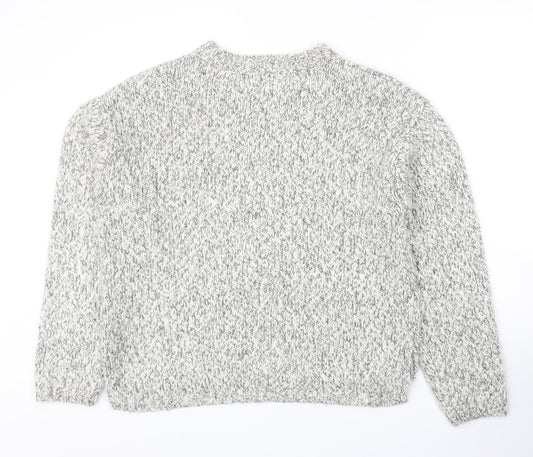 Womens UK Size M Marks and Spencer Grey Pullover Jumper