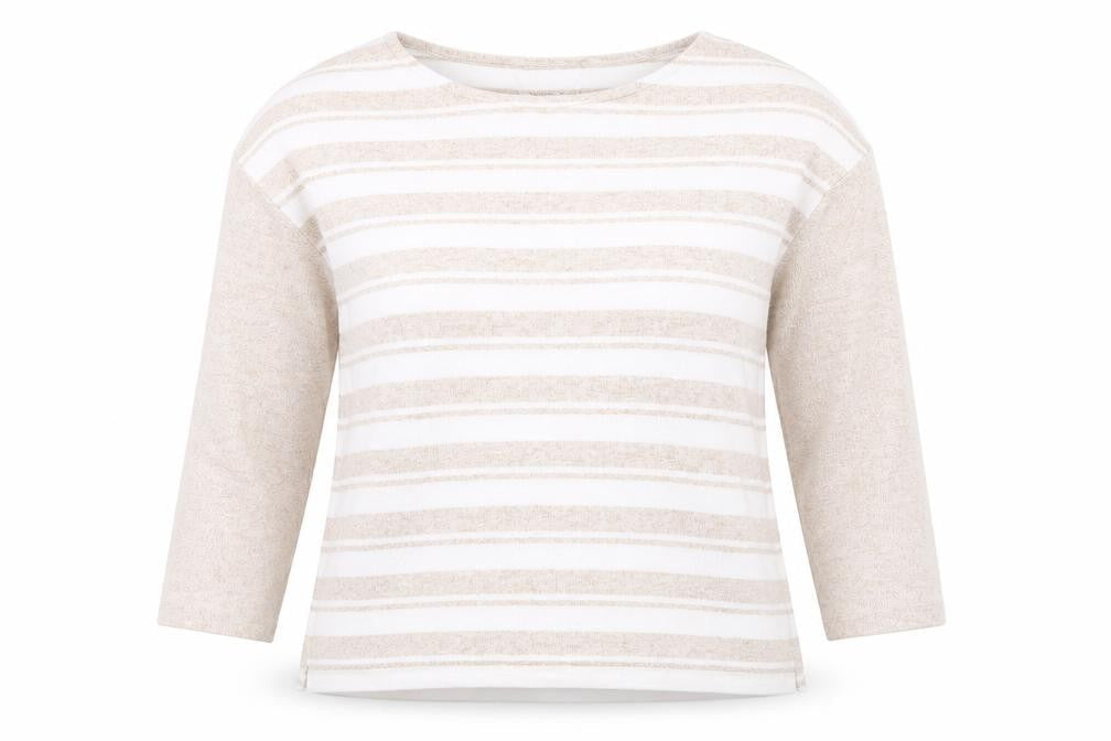 Womens UK Size 12 Nutmeg Beige Basic Blouse