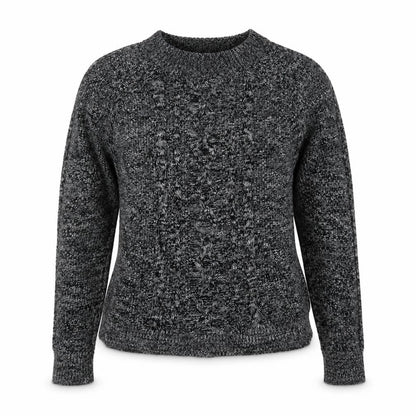 ESPRIT Womens Black Round Neck Acrylic Pullover Jumper Size XS