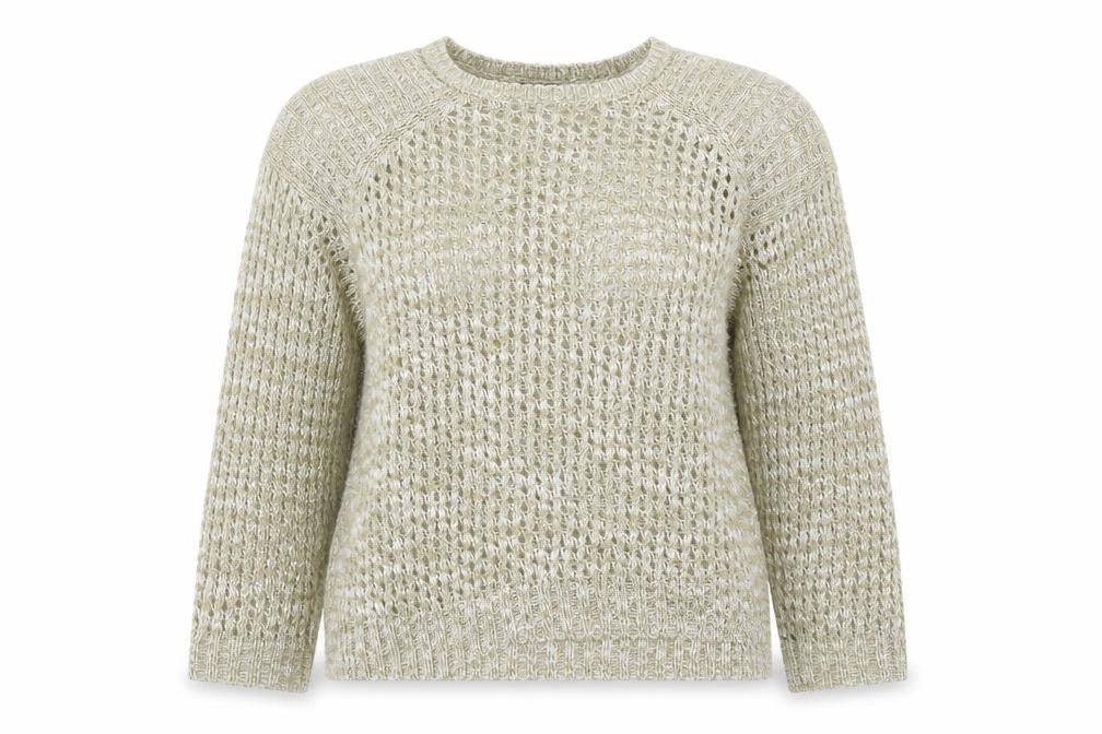 Womens UK Size 10 Topshop Beige Pullover Jumper