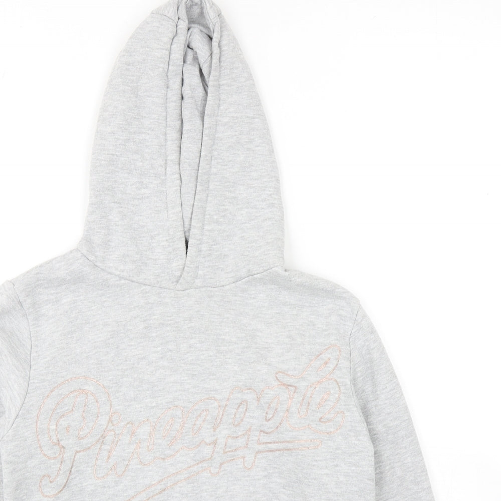 Primark Girls Grey Cotton Pullover Hoodie Size 9-10 Years Pullover