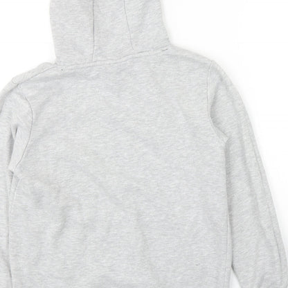Primark Girls Grey Cotton Pullover Hoodie Size 9-10 Years Pullover