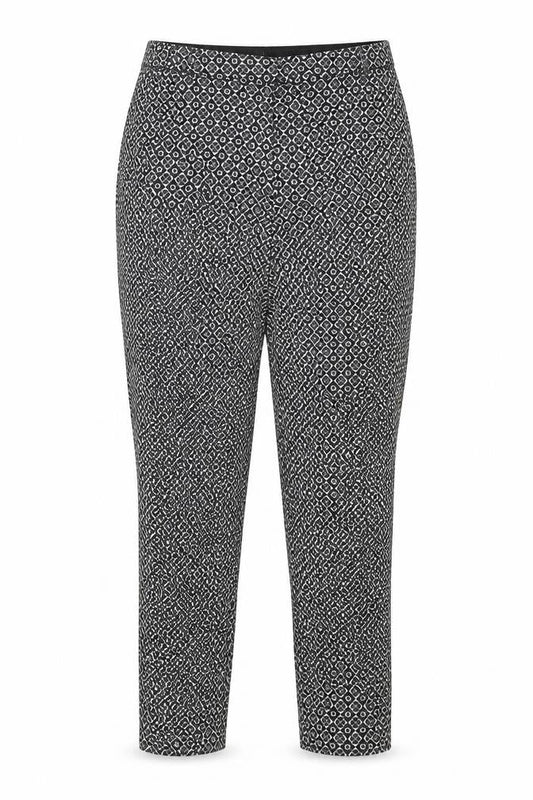 Womens UK Size 10 Oasis Regular Fit  Black Trousers