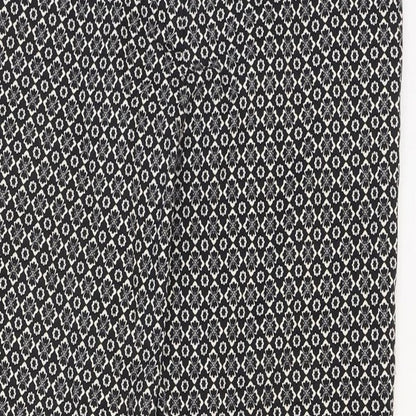 Womens UK Size 10 Oasis Regular Fit  Black Trousers