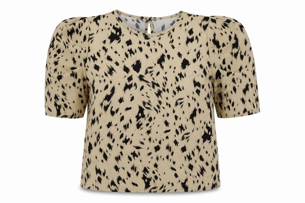 Womens UK Size XL Emery Rose Beige Basic T-Shirt