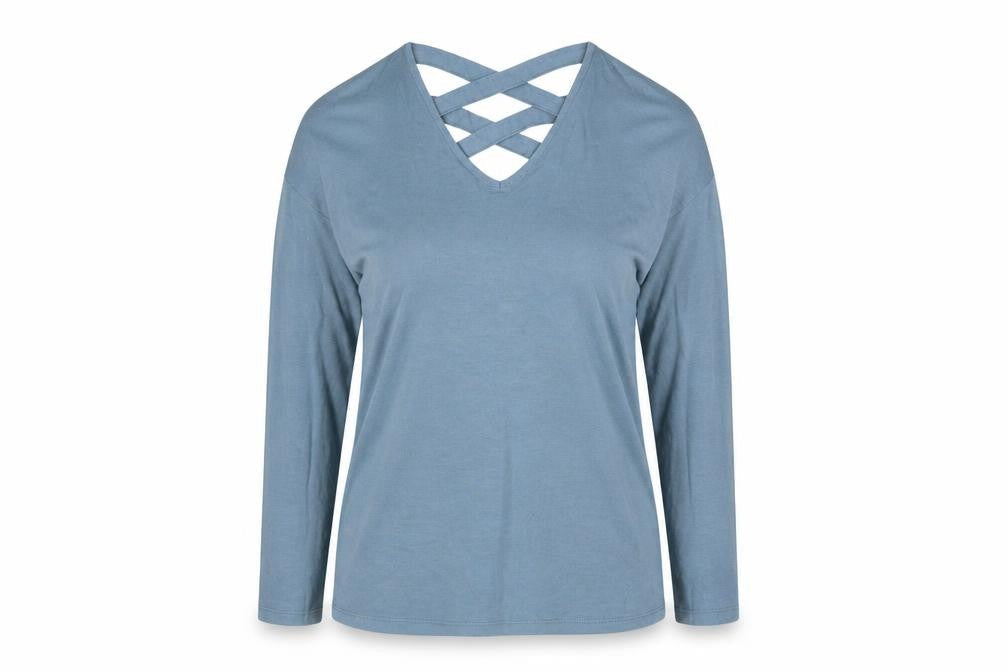 Womens UK Size S Primark Blue Basic Blouse