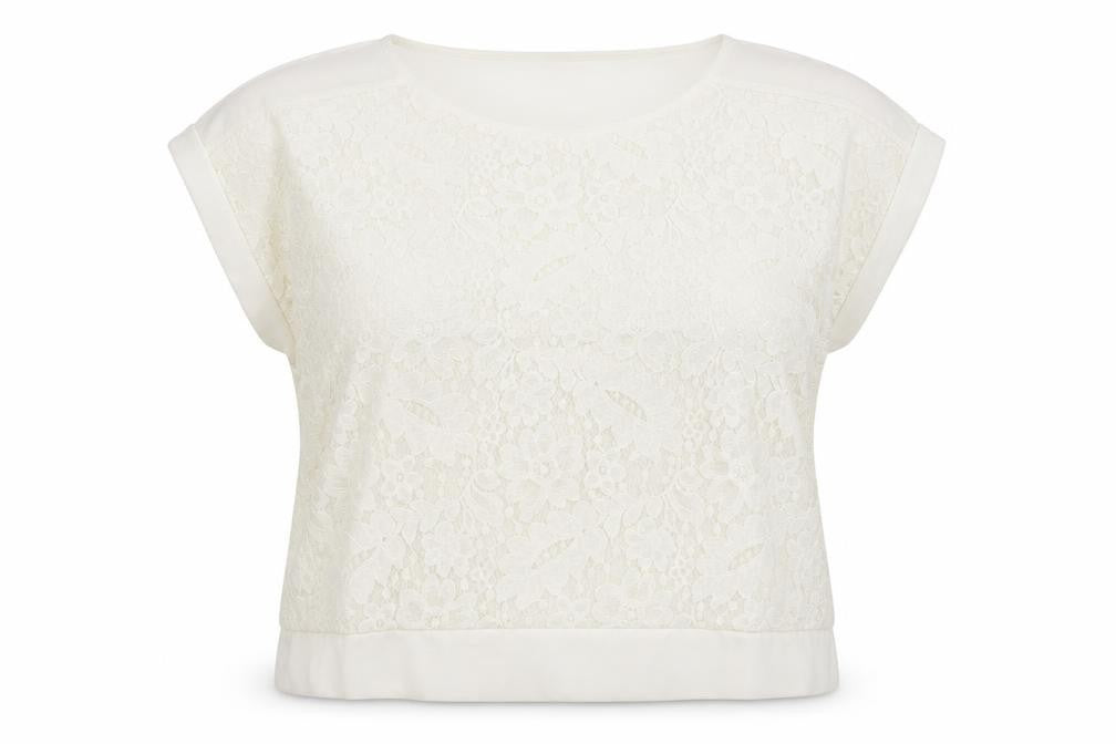 Womens UK Size XL Oasis Ivory Basic Blouse
