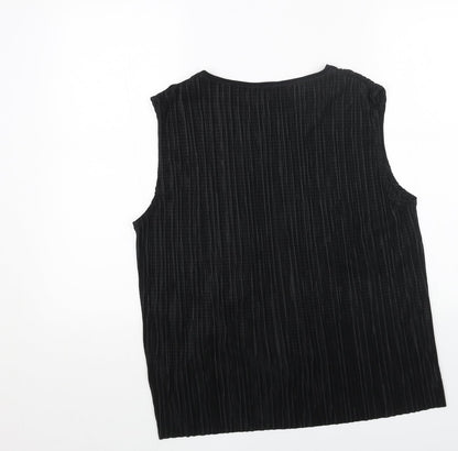 Womens UK Size 10 Jack Wills Black Basic Tank