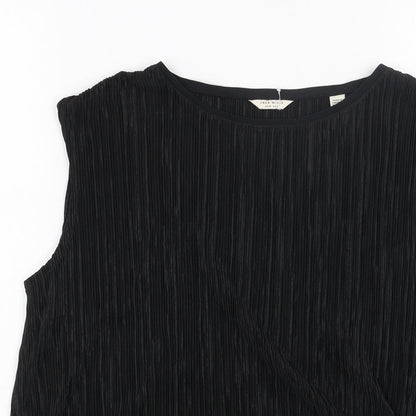 Womens UK Size 10 Jack Wills Black Basic Tank