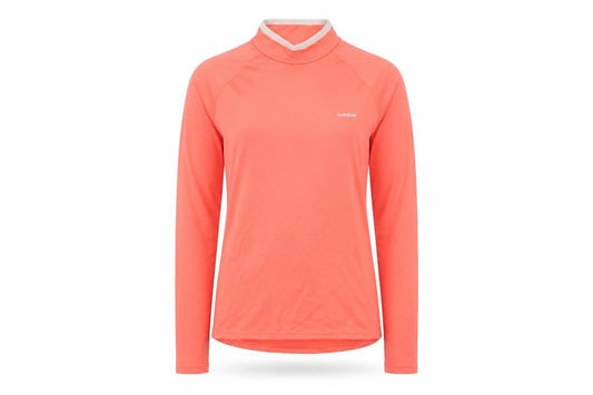 Decathlon Womens Orange Polyester Pullover Sweatshirt Size M Zip