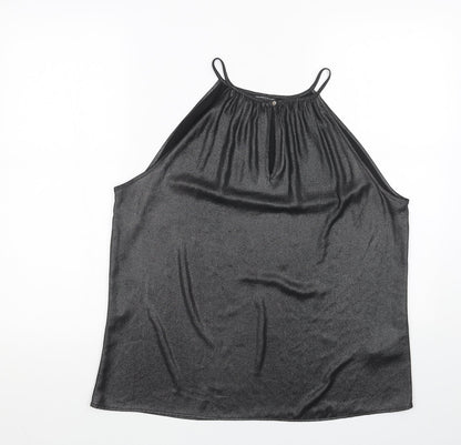 Womens UK Size L Warehouse Silver Basic Tank