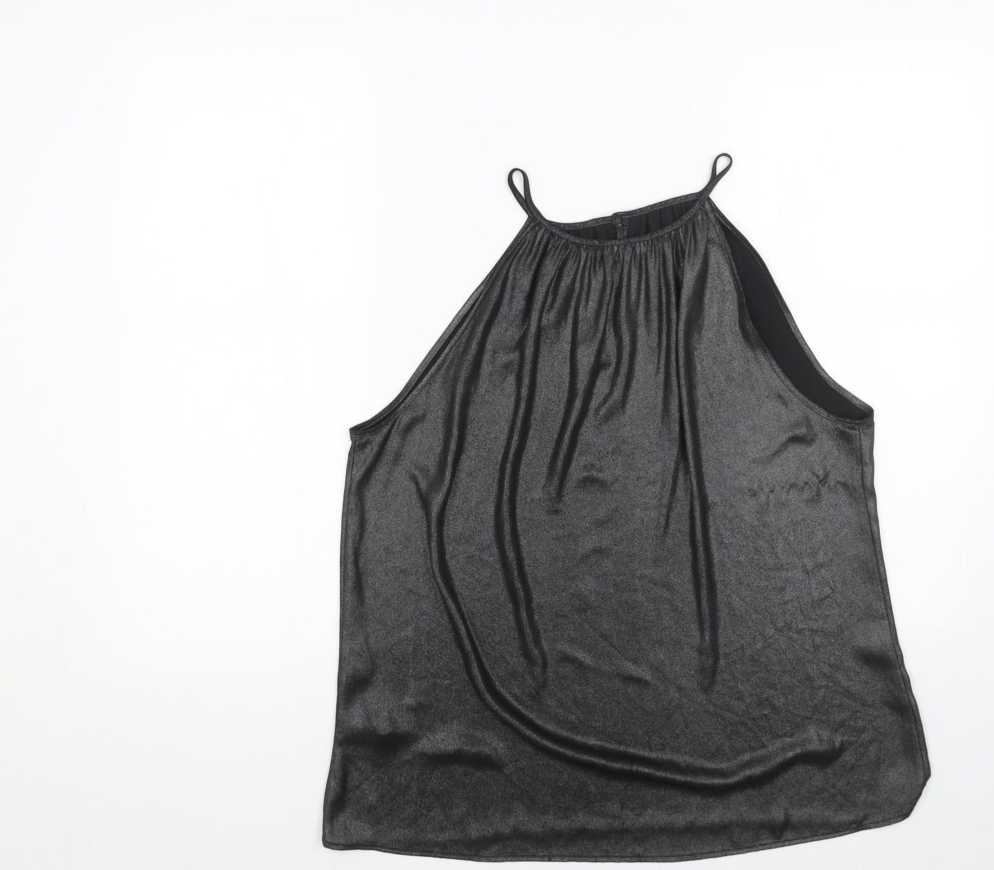 Womens UK Size L Warehouse Silver Basic Tank