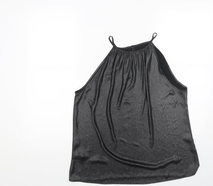 Womens UK Size L Warehouse Silver Basic Tank