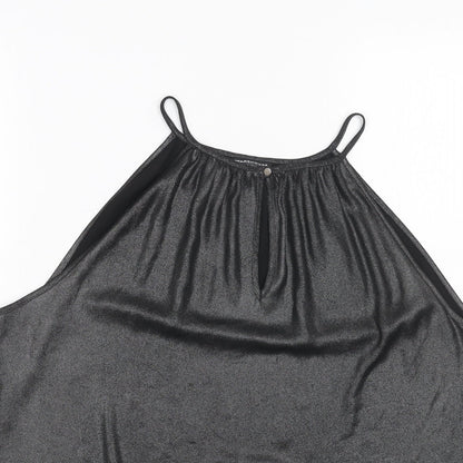 Womens UK Size L Warehouse Silver Basic Tank