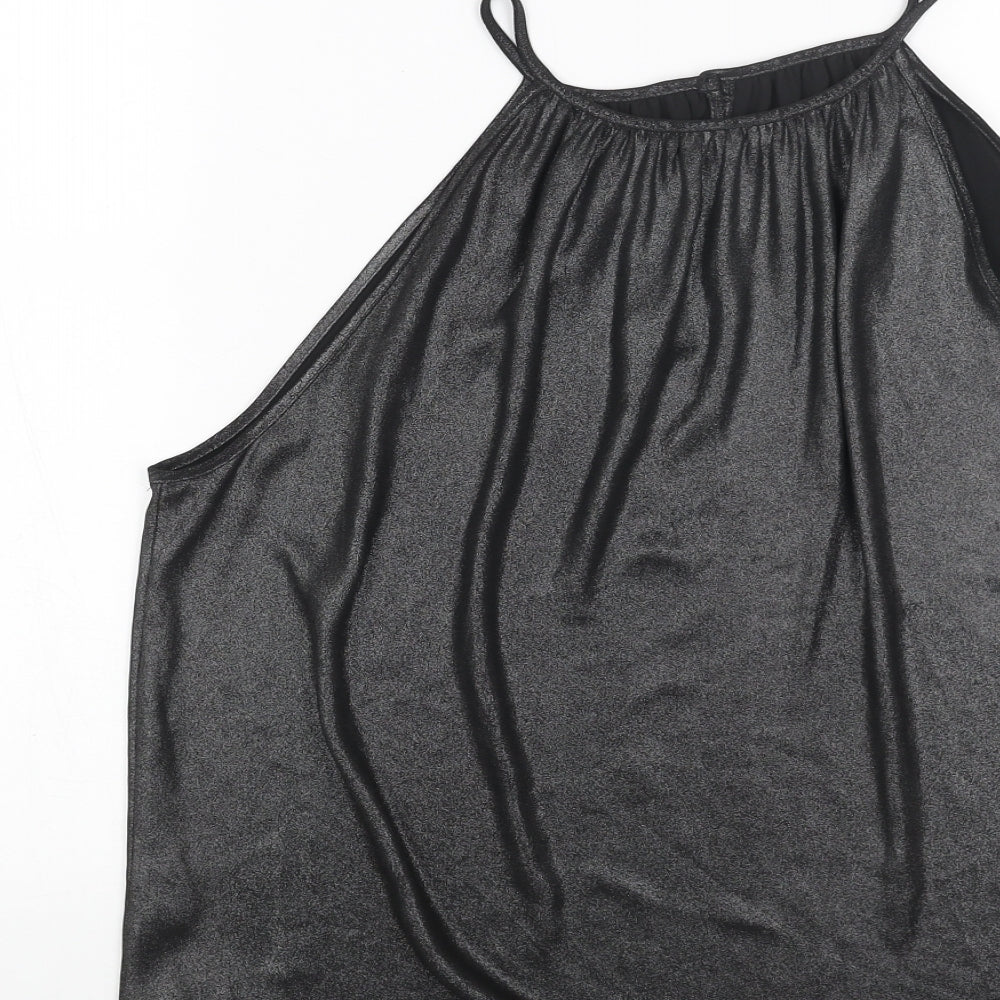 Womens UK Size L Warehouse Silver Basic Tank