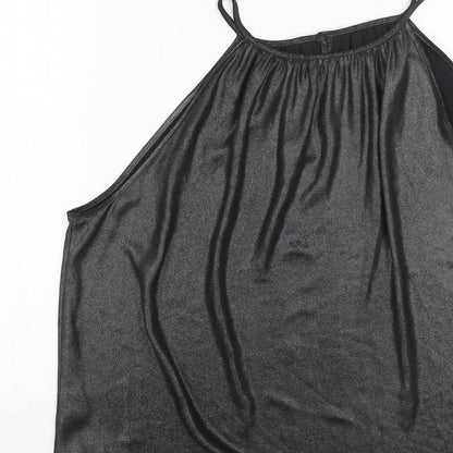 Womens UK Size L Warehouse Silver Basic Tank