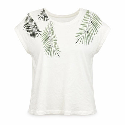 Womens UK Size M b.young White Basic T-Shirt