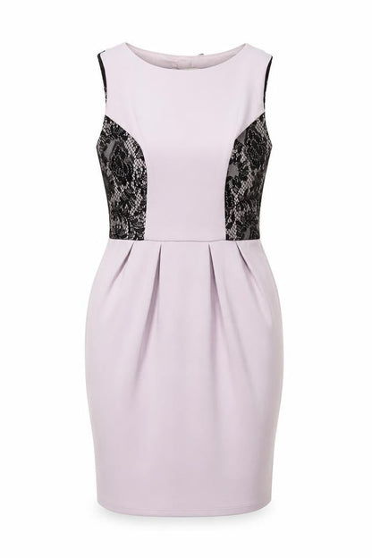 Dorothy Perkins Womens Purple Floral Polyester Bodycon Size 8 Round Neck Pullover