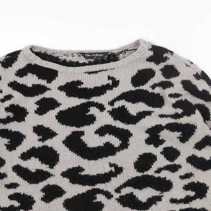 Womens UK Size 12 Miss Selfridge Grey Pullover Jumper
