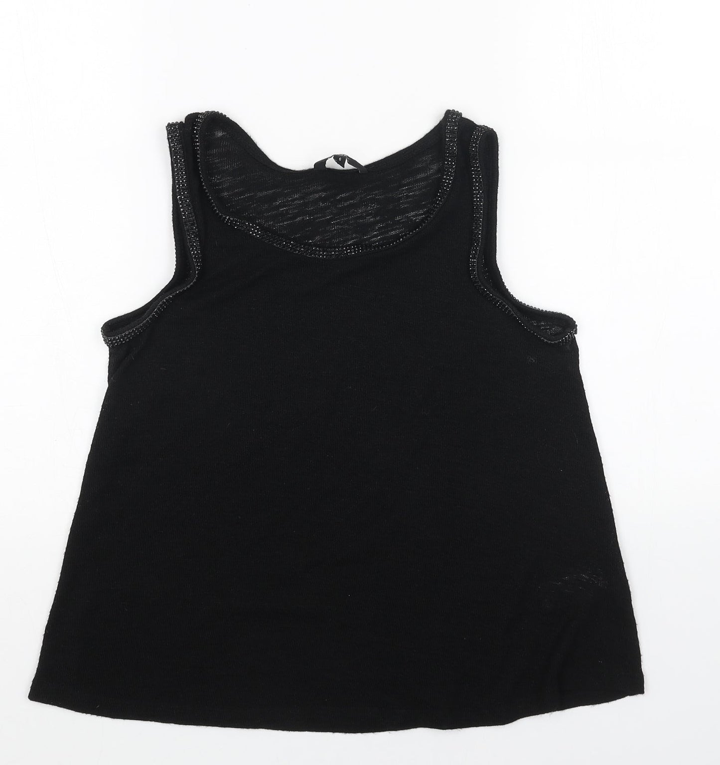 Womens UK Size 6 NEXT Black Basic Tank