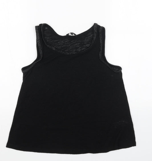 Womens UK Size 6 NEXT Black Basic Tank