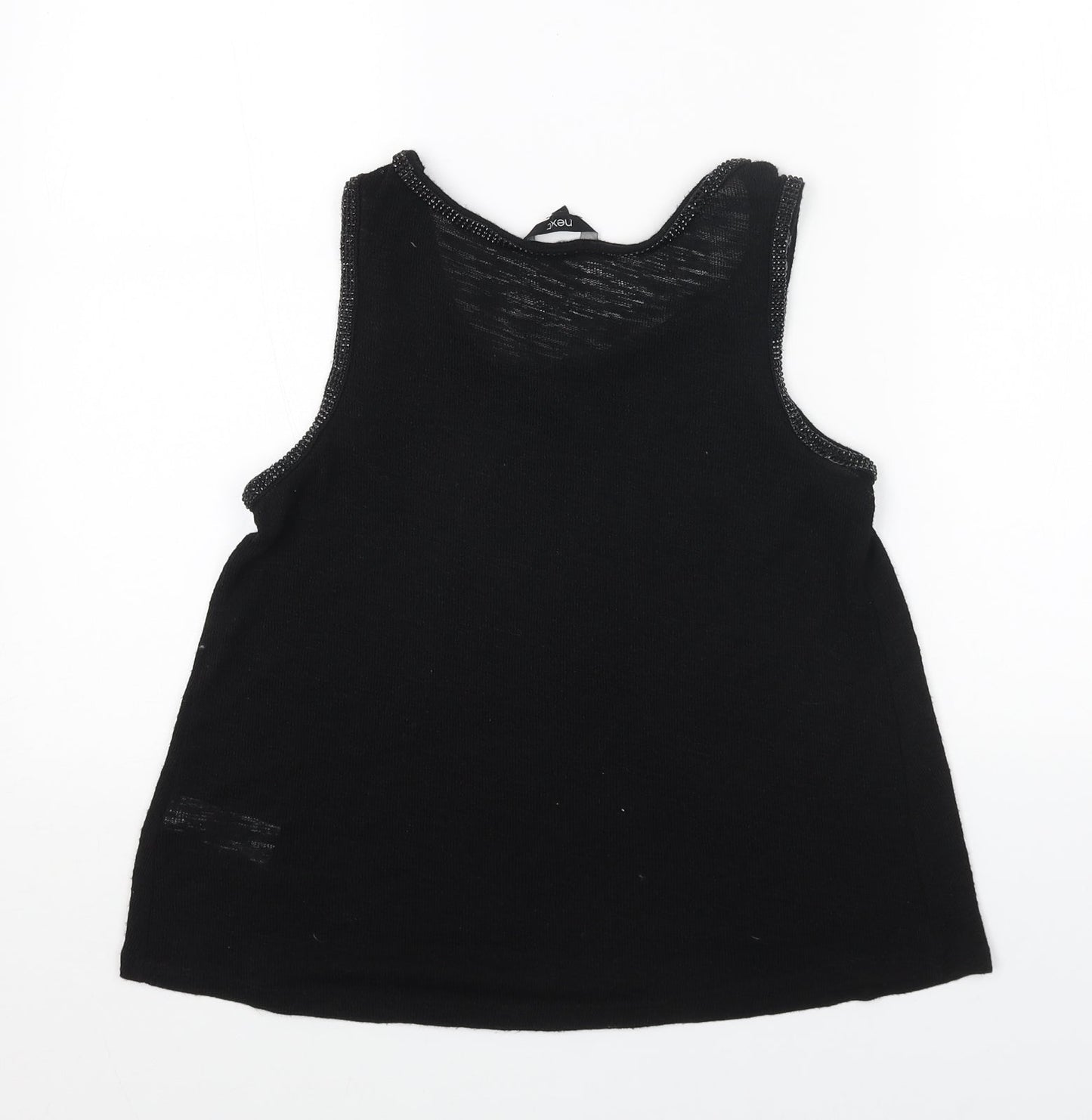 Womens UK Size 6 NEXT Black Basic Tank