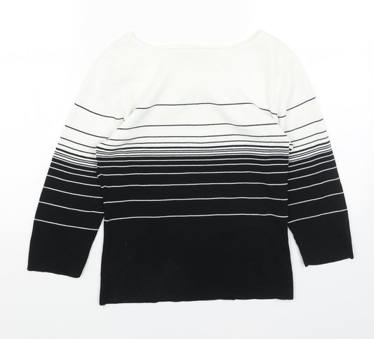 Womens UK Size M Debbie Morgan Black Pullover Jumper