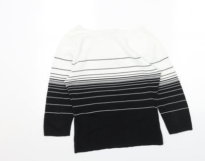 Womens UK Size M Debbie Morgan Black Pullover Jumper