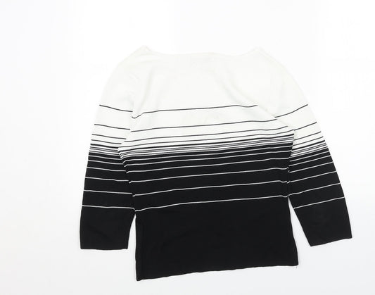 Womens UK Size M Debbie Morgan Black Pullover Jumper
