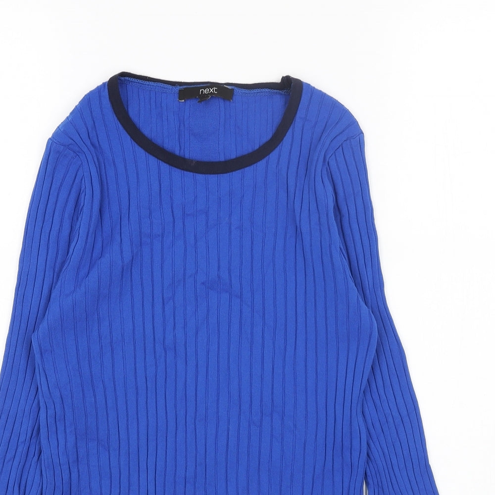 Womens UK Size M NEXT Blue Pullover Jumper