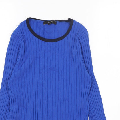 Womens UK Size M NEXT Blue Pullover Jumper