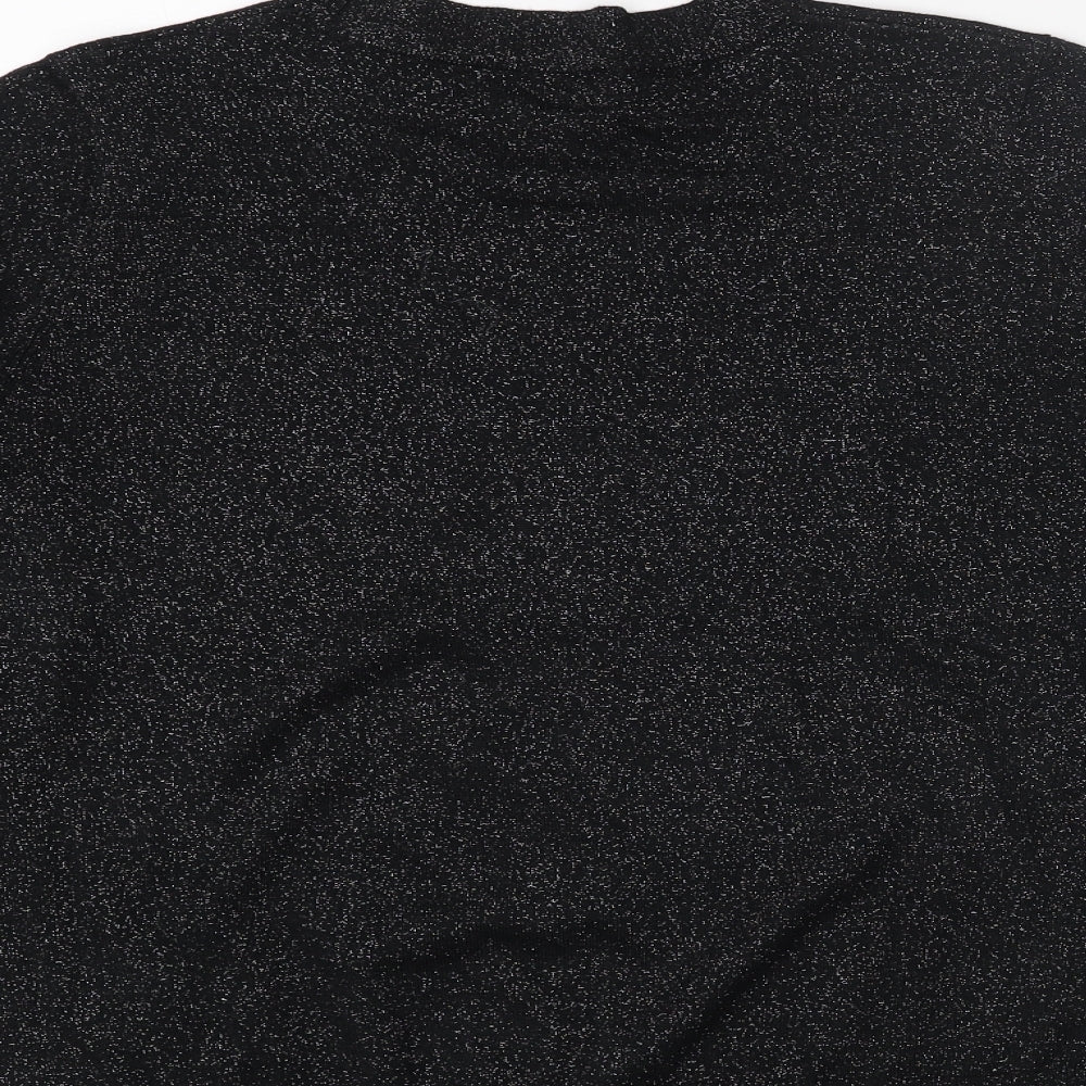 Womens UK Size M Marks and Spencer Black Pullover Jumper