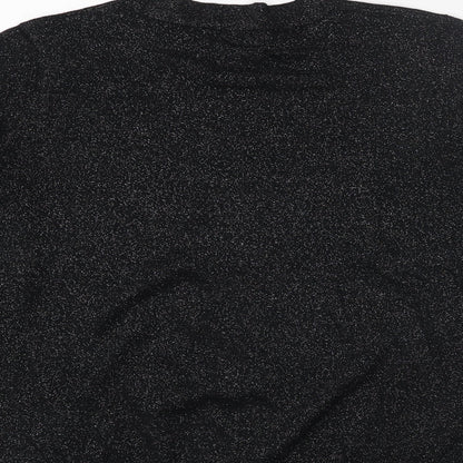 Womens UK Size M Marks and Spencer Black Pullover Jumper
