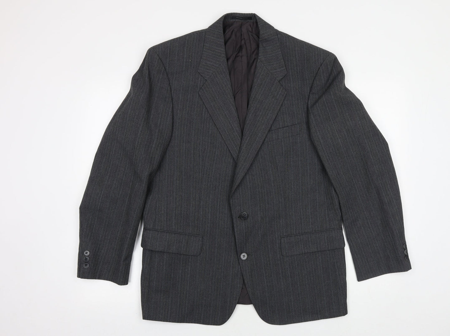 Mens UK Size 40 St Michaels Regular Grey Suit Jacket