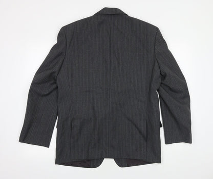 Mens UK Size 40 St Michaels Regular Grey Suit Jacket