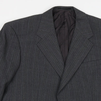 Mens UK Size 40 St Michaels Regular Grey Suit Jacket