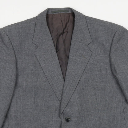 Mens UK Size 40 St Michael Regular Grey Suit Jacket