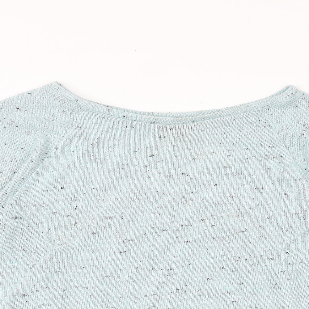 Womens UK Size 10 Topshop Blue Pullover Jumper